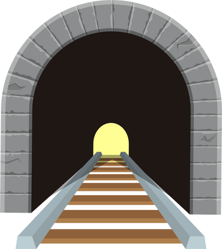 Illustration of Railroad Tunnel